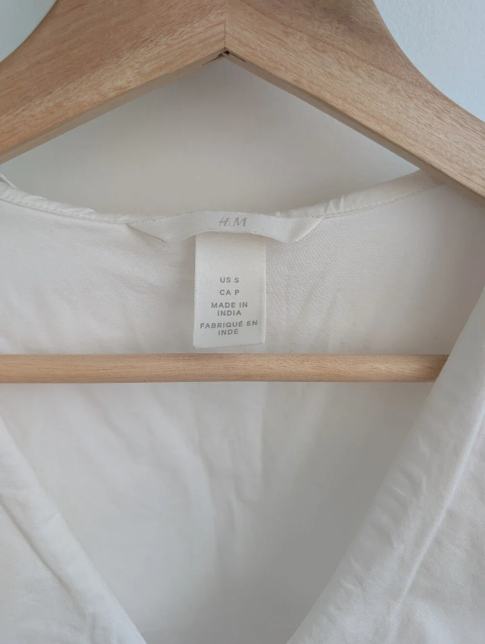 H&M 100% Cotton Peter Pan Collar Shirt - Picture 3 of 5